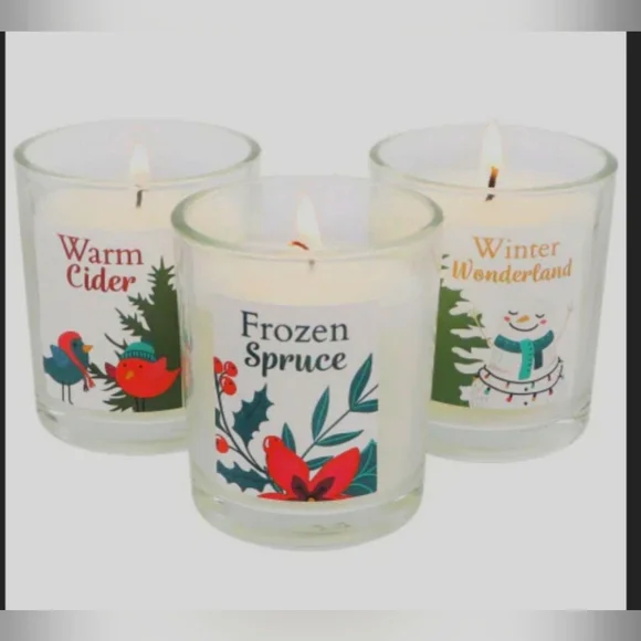 New Empire Candle Co 12 Days of Christmas Advent Calendar Votive Candle Set. - Picture 2 of 11